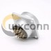 Connector 19 Pin P24 Female Straight Socket Square 4 holes Flange Mounting Solder Cup for Cable