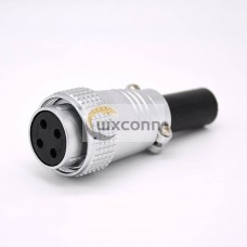 Connector P28 4 Pin Female Plug Straight for Cable Connector P28 4 Pin Female Plug Straight for Cable
