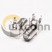 F Connector Right Angle Female Bulkhead Through Hole for PCB Mount