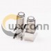 F Connector Right Angle Female Bulkhead Through Hole for PCB Mount