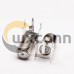 F Connector 90 Degree Bulkhead Female Solder Type for PCB Mount F Connector 90 Degree Bulkhead Female Solder Type for PCB Mount
