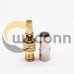 MCX Plug Connector Gold Plated Crimp Straight Window Solder MCX Plug Connector Gold Plated Crimp Straight Window Solder