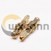 MCX Plug Connector Gold Plated Crimp Straight Window Solder MCX Plug Connector Gold Plated Crimp Straight Window Solder
