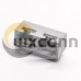 RJ45 Gray Dual Port Unshielded Jack 90 Angled DIP Type PCB Mount 8p8c