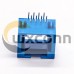 Blue RJ45 Connector 8p8c Right Angled Through Hole Unshielded Jack Blue RJ45 Connector 8p8c Right Angled Through Hole Unshielded Jack