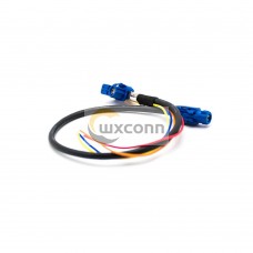 HSD 4 Pin Straight Female to Female Right Angle for Cable Connector 1 M HSD 4 Pin Straight Female to Female Right Angle for Cable Connector 1 M