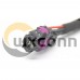 HSD Connector Automotive 6 Pin Female 180 Degree Wire HSD Connector Automotive 6 Pin Female 180 Degree Wire