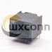 R45 with LED Right Angled Black Plastic Shell Unshielded Through Hole