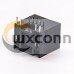 R45 with LED Right Angled Black Plastic Shell Unshielded Through Hole