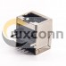 Ethernet to RJ45 90 Degree Through Hole PCB Mount Shielded Without LED Ethernet to RJ45 90 Degree Through Hole PCB Mount Shielded Without LED