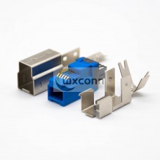 USB B Type Connector Male Straight Combo 3.0 9 Pin Solder Type for Cable