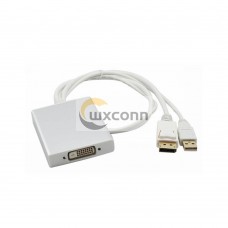 Displayport Usb Cable male to DVI 24+1 Female Adapter Cable 0.5m Displayport Usb Cable male to DVI 24+1 Female Adapter Cable 0.5m