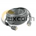 Male to Male D-Sub SVGA 14 Pin Straight Connector Cable Black Golden Male to Male D-Sub SVGA 14 Pin Straight Connector Cable Black Golden