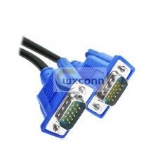 VGA to VGA D-Sub Connector 15 Pin Male to Male Straight Cable VGA to VGA D-Sub Connector 15 Pin Male to Male Straight Cable