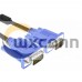 VGA to VGA D-Sub Connector 15 Pin Male to Male Straight Cable VGA to VGA D-Sub Connector 15 Pin Male to Male Straight Cable