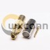 MMCX Connector Female Straight Gold Plated Crimp Type for Cable MMCX Connector Female Straight Gold Plated Crimp Type for Cable
