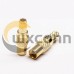 MMCX Connector Female Straight Gold Plated Crimp Type for Cable MMCX Connector Female Straight Gold Plated Crimp Type for Cable