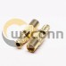 MMCX Connector Female Straight Gold Plated Crimp Type for Cable MMCX Connector Female Straight Gold Plated Crimp Type for Cable