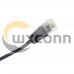DUSB Connector 25 Pin Male to Female with RJ45 8P8C Male  Cable 0.5M