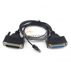 DUSB Connector 25 Pin Male to Female with RJ45 8P8C Male Cable 0.5M DUSB Connector 25 Pin Male to Female with RJ45 8P8C Male Cable 0.5M