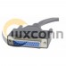 DUSB Connector 25 Pin Male to Female with RJ45 8P8C Male  Cable 0.5M