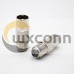 F to PAL Adapter F Female Threaded to PAL Male Straight Connector F to PAL Adapter F Female Threaded to PAL Male Straight Connector