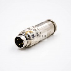 M16 Field Wireable Connector Male 3 Positions 180 Degree Waterproof All Metal Shield Connector For Cable M16 Field Wireable Connector Male 3 Positions 180 Degree Waterproof All Metal Shield Connector For Cable