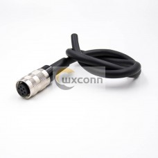 M16 Female Type 6Pin A Code Straight Single Ended Cable Solder Type M16 Female Type 6Pin A Code Straight Single Ended Cable Solder Type