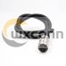 M16 Female Type 6Pin A Code Straight Single Ended Cable Solder Type M16 Female Type 6Pin A Code Straight Single Ended Cable Solder Type