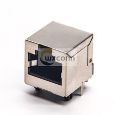 RJ45 Ethernet Socket 90 Degree Through Hole PCB Mount Shielded Jack RJ45 Ethernet Socket 90 Degree Through Hole PCB Mount Shielded Jack