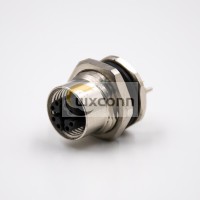 8 Pin M12 X Coded Female Connector Panel Receptacles Straight PCB Pount Waterproof 8 Pin M12 X Coded Female Connector Panel Receptacles Straight PCB Pount Waterproof