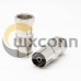 F Type Male To PAL Female Straight Coaxial Connector F Type Male To PAL Female Straight Coaxial Connector