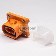 High Voltage Connection 2 Pin 180° Plastic Socket 150A High Voltage Connection 2 Pin 180° Plastic Socket 150A