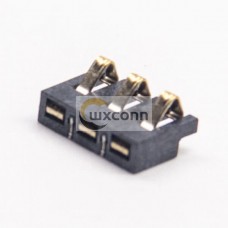 Battery Charger Connector Plug 3 Pin SMT Male Golden PCB Mount PN2.5 Battery Charger Connector Plug 3 Pin SMT Male Golden PCB Mount PN2.5