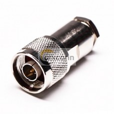 N Type RF Connector Straight Male Clamp Type N Type RF Connector Straight Male Clamp Type