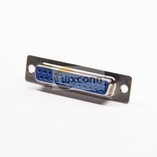 25 Pin D Sub Connector Receptacle 2 Rows Single 180°Machined Pin Silver Solder Cup Panel Mount Shell 25 Pin D Sub Connector Receptacle 2 Rows Single 180°Machined Pin Silver Solder Cup Panel Mount Shell