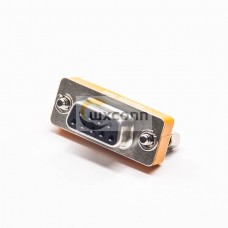 Mini Gender Changer DB9 Straight Standard D-Sub 9 Pin Female To Female Metal