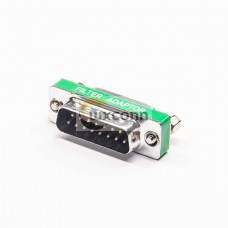 15 Pin D Sub Adapter Metal Standard D-Sub Male To Female Straight