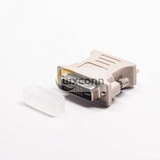 Mini Gender Changer 15 Pin High Density D-Sub 180°Female To DVI Male 24+5 Pin Mini Gender Changer 15 Pin High Density D-Sub 180°Female To DVI Male 24+5 Pin