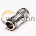 N Type Female Bulkhead Connector Straight Bulkhead Crimp Type Waterproof