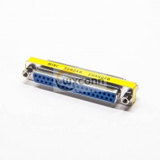 37 Pin D-Sub Gender Changer To Male Straight Standard D-Sub Metal 37 Pin D-Sub Gender Changer To Male Straight Standard D-Sub Metal