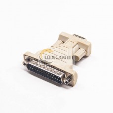DB25 Male Adapter To Standard D-Sub 9 Pin Male Straight Injection Adapter DB25 Male Adapter To Standard D-Sub 9 Pin Male Straight Injection Adapter