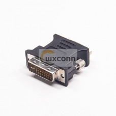 DVI Connectors 24+5Pin Male To High Density D-Sub 15Pin Female Straight