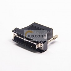 RJ12 To DB Connector RJ12 Female To 25Pin Male Standard D-Sub black Straight Adapter RJ12 To DB Connector RJ12 Female To 25Pin Male Standard D-Sub black Straight Adapter
