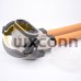 HV Cable Connector Plug Right Angle 2 Pin Metal 125A Cable Of 15CM