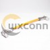 High Voltage Connector Adapter 2 Pin Metal 200A 90° Shield Cable of 25CM High Voltage Connector Adapter 2 Pin Metal 200A 90° Shield Cable of 25CM