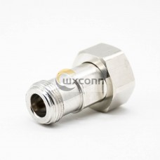 RF Adapters 4.3/10 To N Type Male To Female 180 Degree Nickel Plating Coaxial Connector RF Adapters 4.3/10 To N Type Male To Female 180 Degree Nickel Plating Coaxial Connector