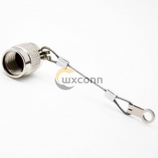 TNC Dust Cap Without Chain Matel Nickel Platin TNC Dust Cap Without Chain Matel Nickel Platin