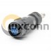 Aviation Connector Plug Spring 10 Shell Size 7 Pin Female Straight Bayonet Coupling Solder Y50X Connector