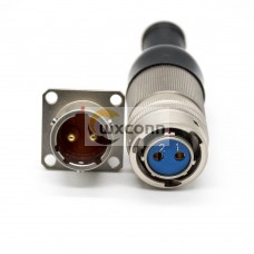2 Pin Connector Y50DX Plug&Socket Straight Female Butt-jiont Male panel mount Bayonet Coupling Solder cup Aluminum alloy 2 Pin Connector Y50DX Plug&Socket Straight Female Butt-jiont Male panel mount Bayonet Coupling Solder cup Aluminum alloy
